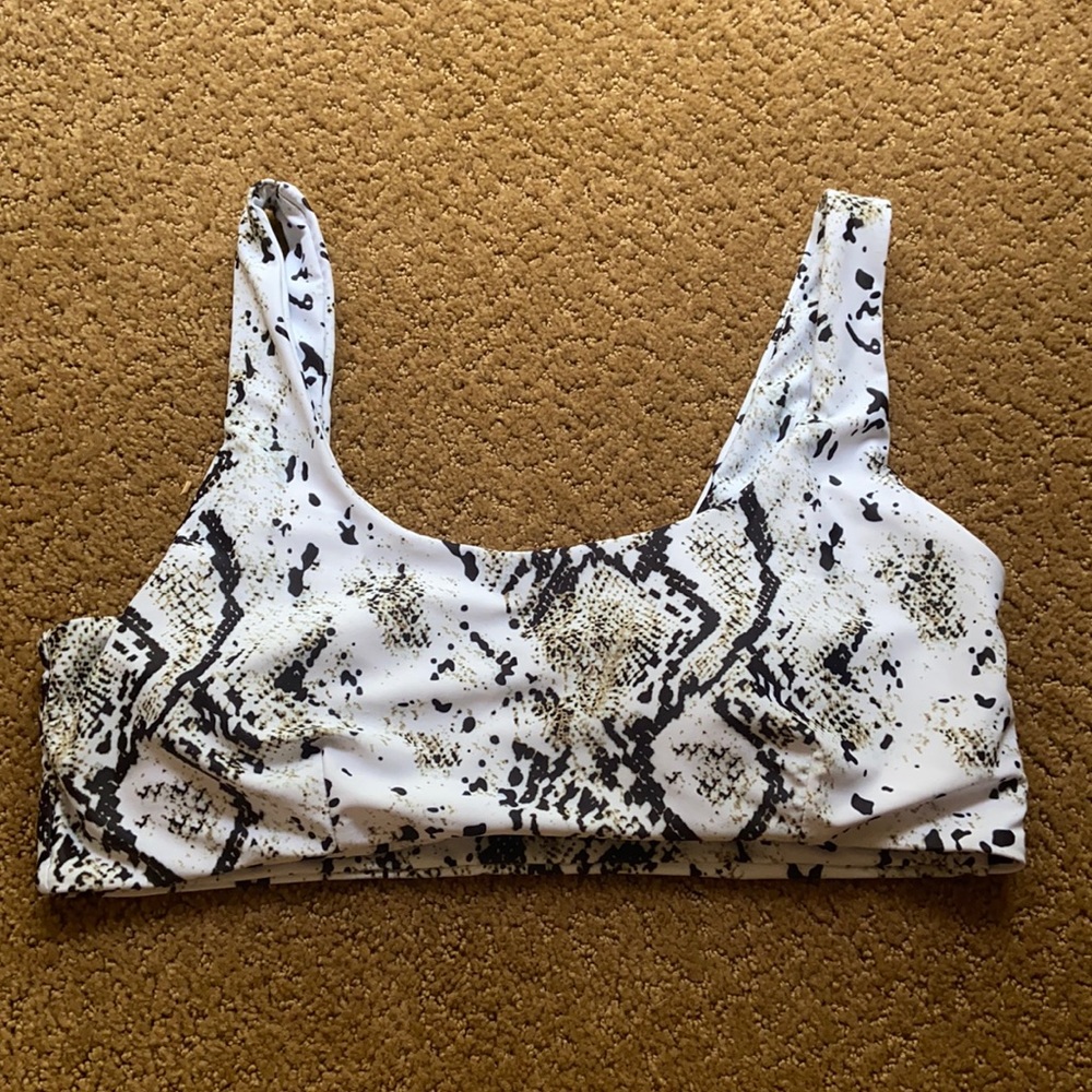 Snake Skin Bathing Suit Top From Shein!